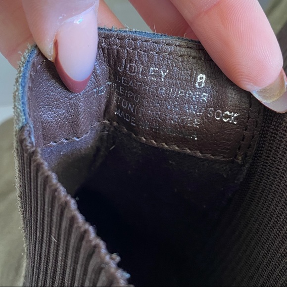 Steve Madden Joley Olive Suede Booties - Picture 8 of 8